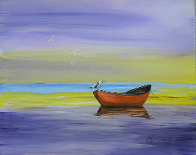 Boat & Seagull - Judy (Imeson) Horan