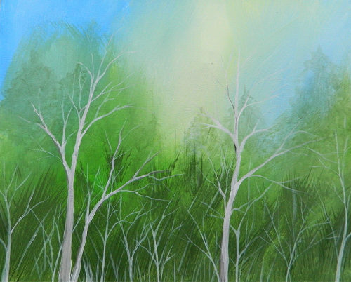 Judy Horan - Morning Splendor - acrylic on canvas